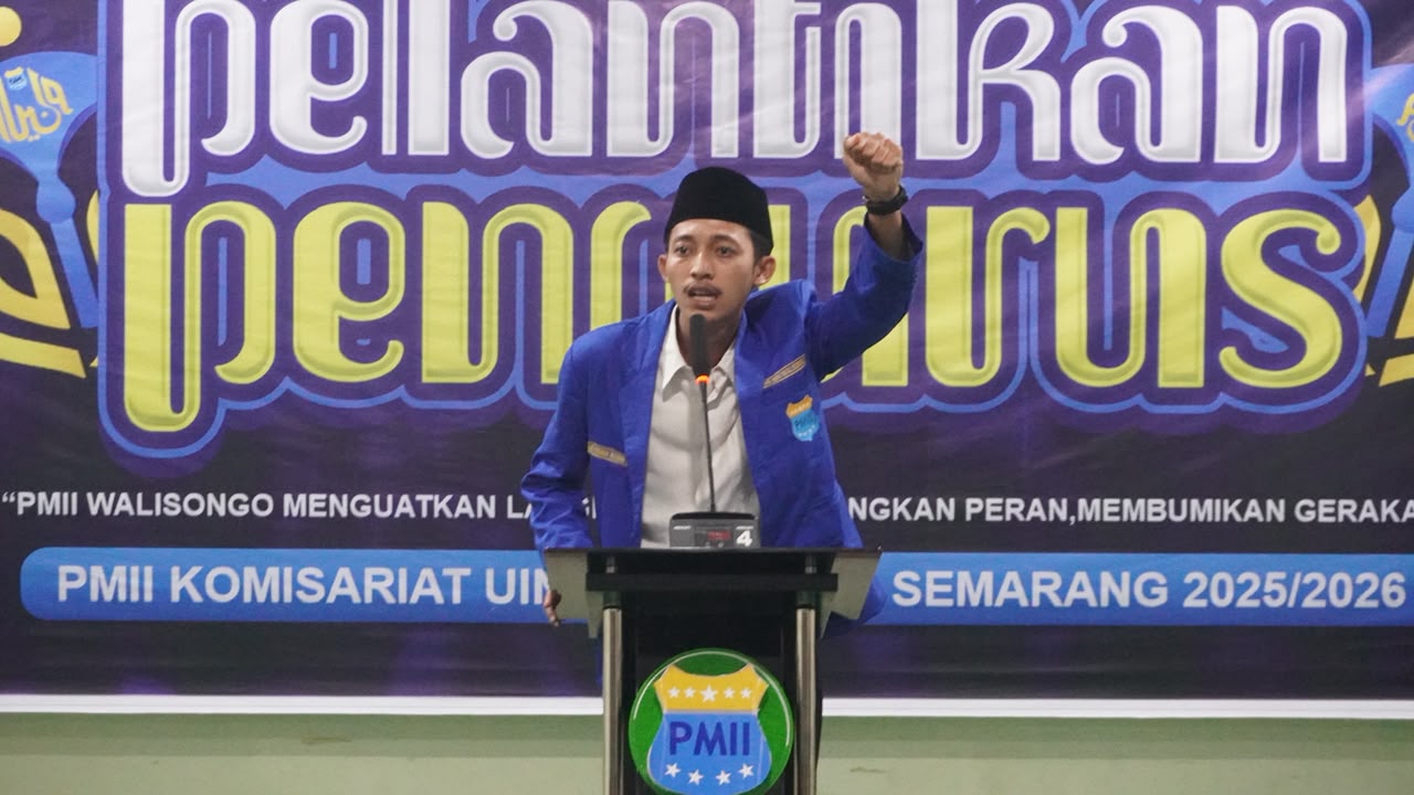 Resmi Dilantik, PMII Komisariat UIN Walisongo Semarang Perkuat Komitmen Kaderisasi