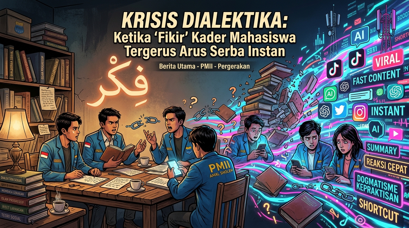 Krisis Dialektika: Ketika 'Fikir' Kader Mahasiswa Tergerus Arus Serba Instan